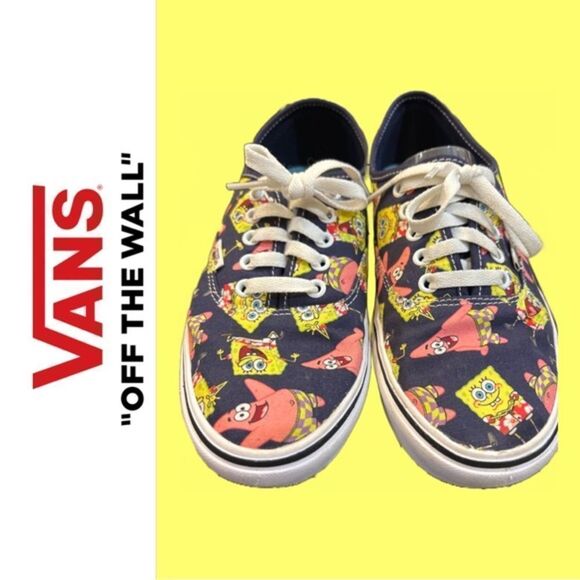 Vans SpongeBob SquarePants Aloha Bob Sneakers - Size - Men’s 7 Women’s 8.5 - Picture 2 of 3